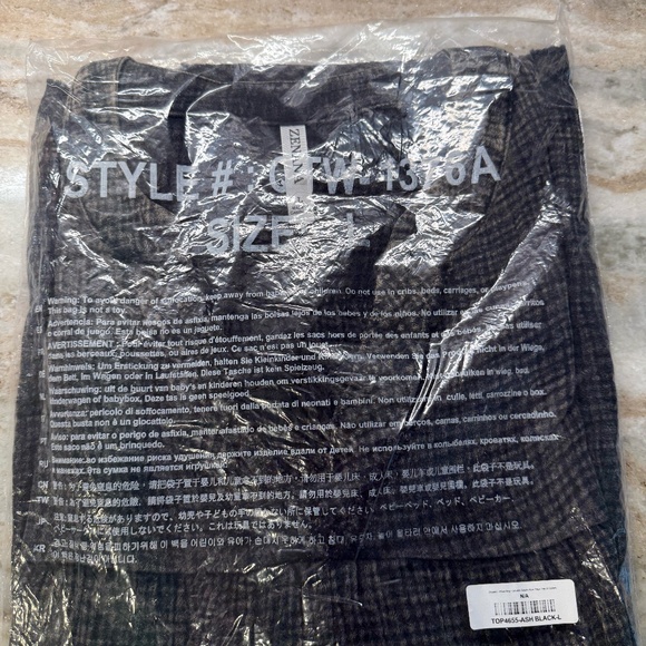 Zenana Size L Gauze Rolled Sleeve Tunic - Picture 1 of 4